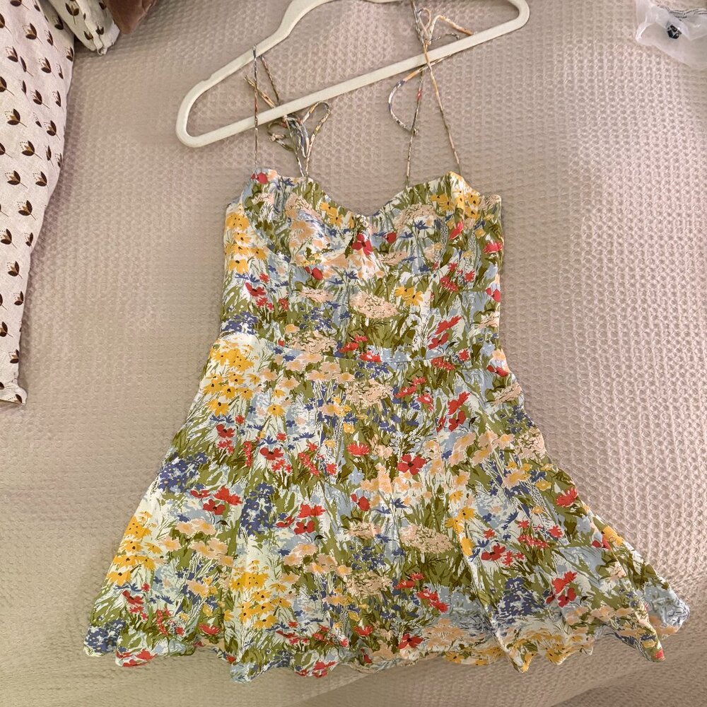 Reformation Saskia Dress Countryside - Size 2